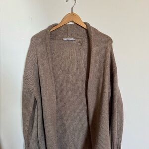 M.M. Lafleur Cardigan in Taupe